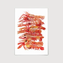 Langoustines Art Print