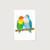 Love Birds A4 Art Print