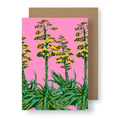 Desert Agave Greetings Card
