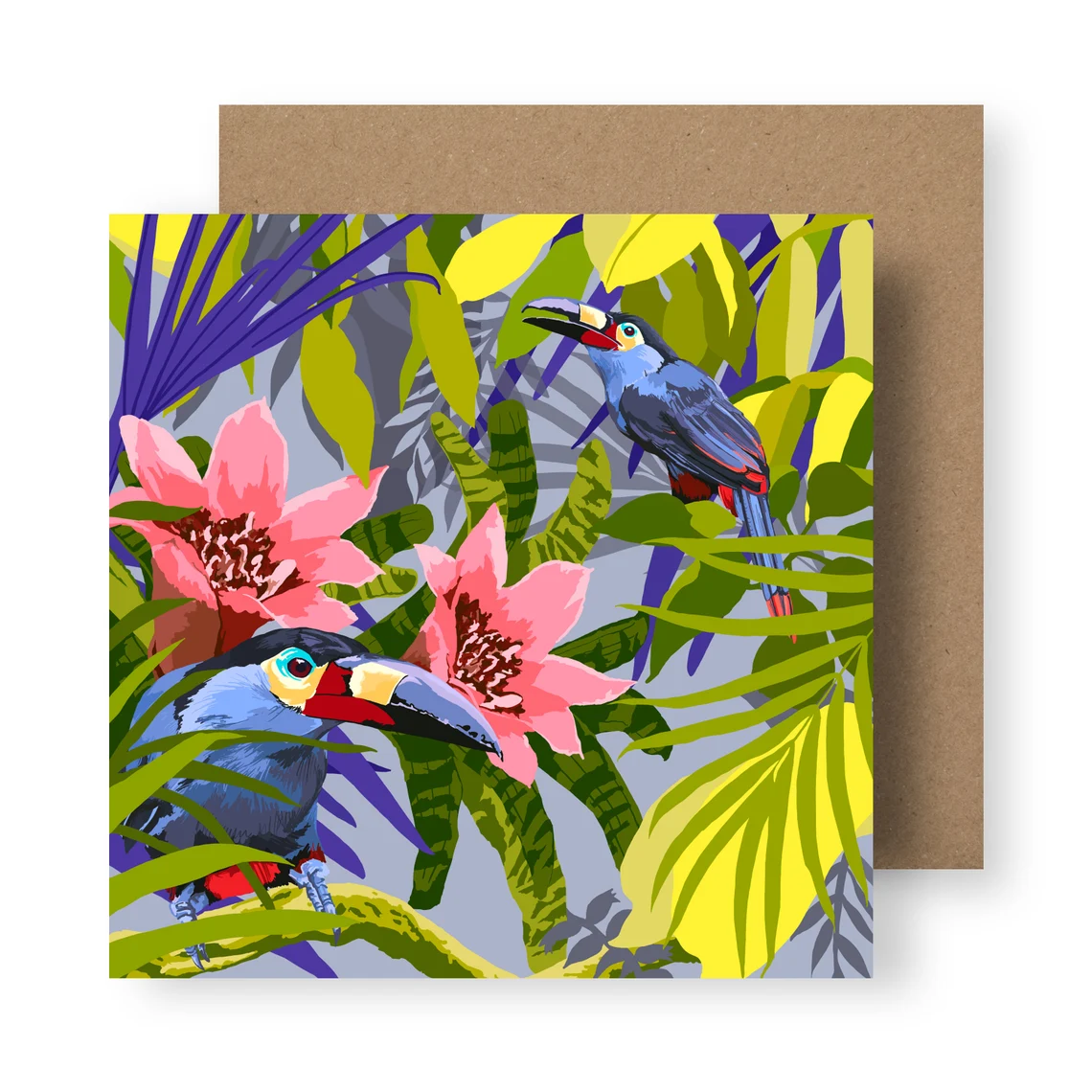 Toucans In The Jungle (Series 2) Greetings Card 1 Toucans In The Jungle (Series 2) Greetings Card