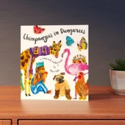 Chimpanzees In Dungarees Book 7 Chimpanzees In Dungarees Book -Household Decoration Shop Rosie Webb Chimpanzees In Dungarees book lifestyle 1
