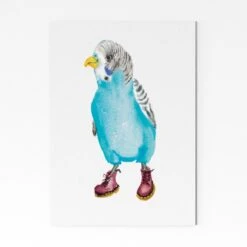 Dr Budgie Art Print