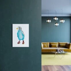 Dr Budgie Art Print 7 Dr Budgie Art Print -Household Decoration Shop Rosie Webb Dr Budgie Art Print Lifestyle 1