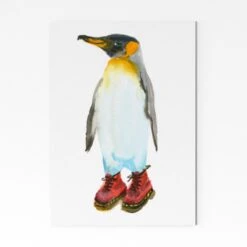 Dr. Penguin A4 Art Print