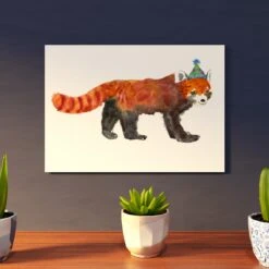 Red Panda A4 Art Print -Household Decoration Shop Rosie Webb Red Panda Art Print A4 Lifestyle 2