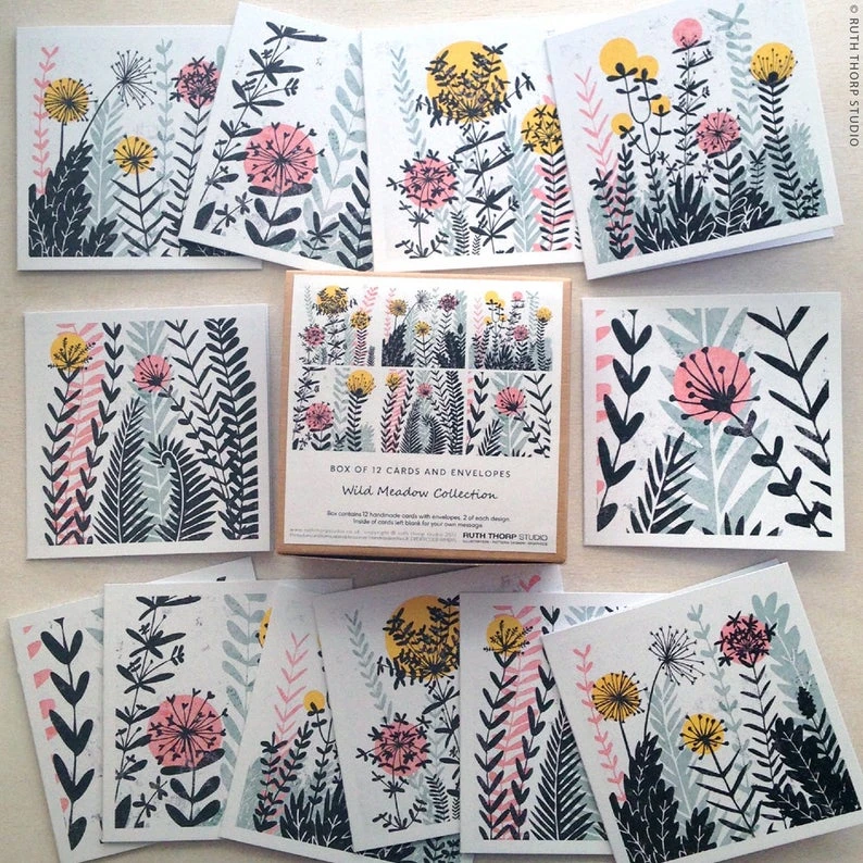 Wild Meadow Collection Box Of 12 Cards 2 Wild Meadow Collection Box Of 12 Cards - Image 2