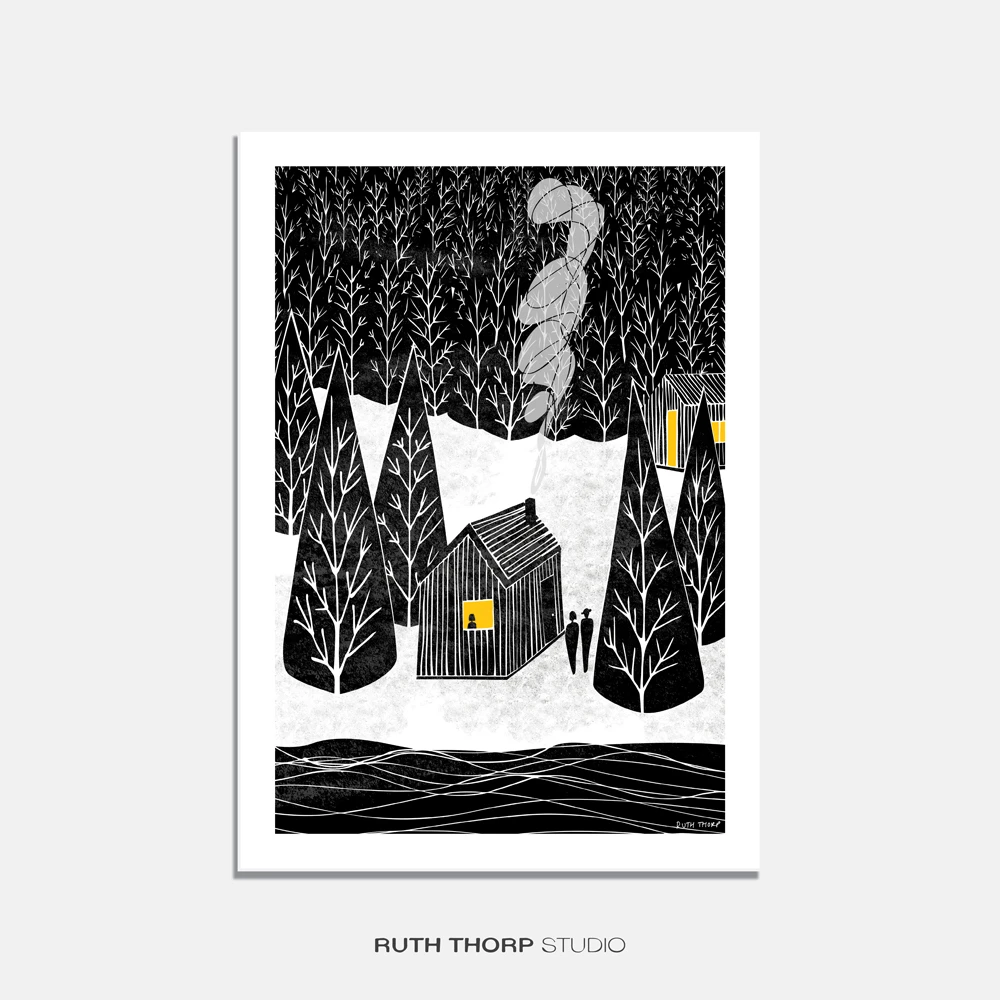A3 Cabin Print 1 A3 Cabin Print