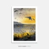 Sunset Flight Art Print