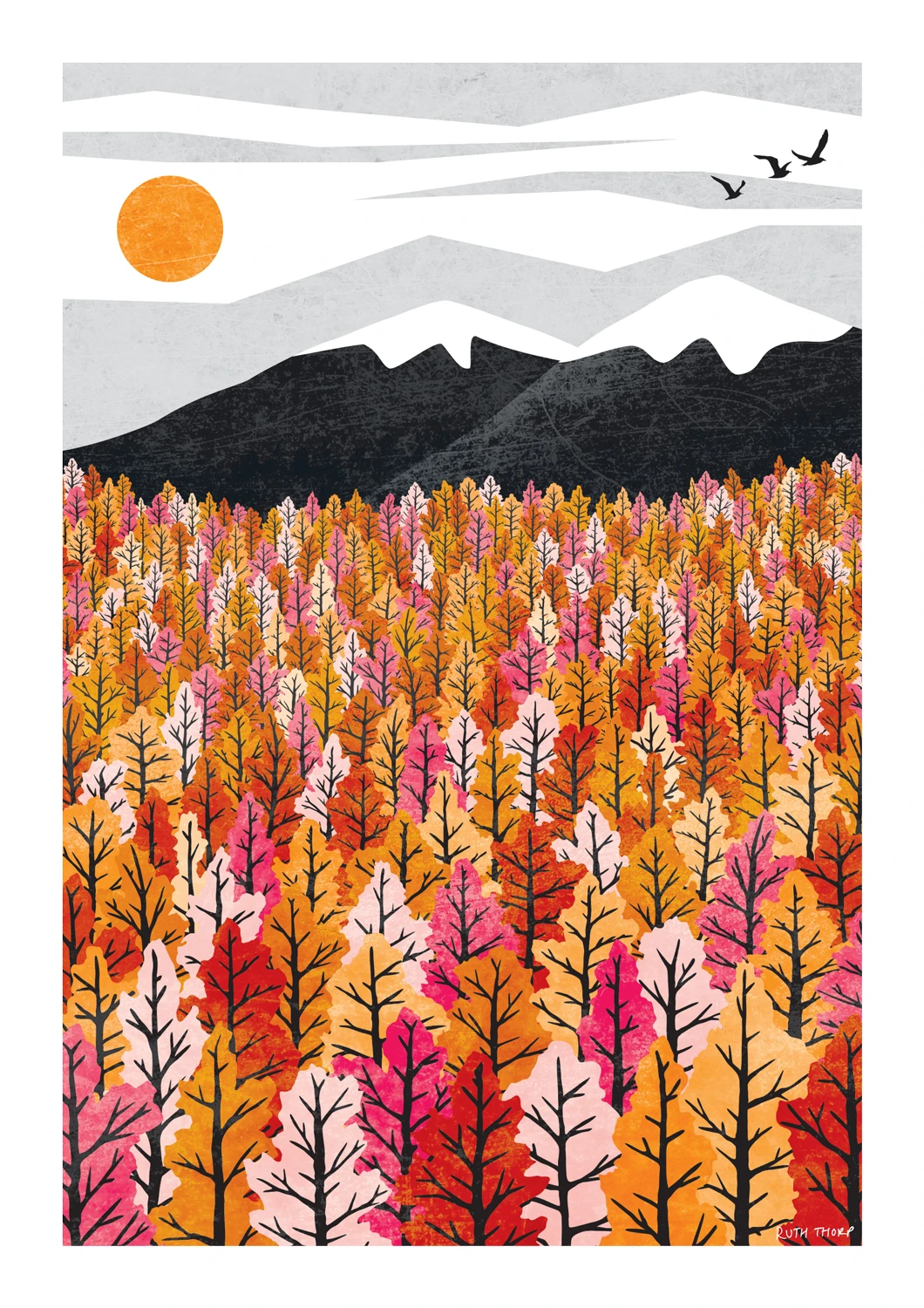 Blaze Autumn Art Print – Autumn Series 2 Blaze Autumn Art Print – Autumn Series - Image 2