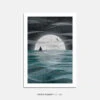 Sail On The Moon Art Print – Ocean Series