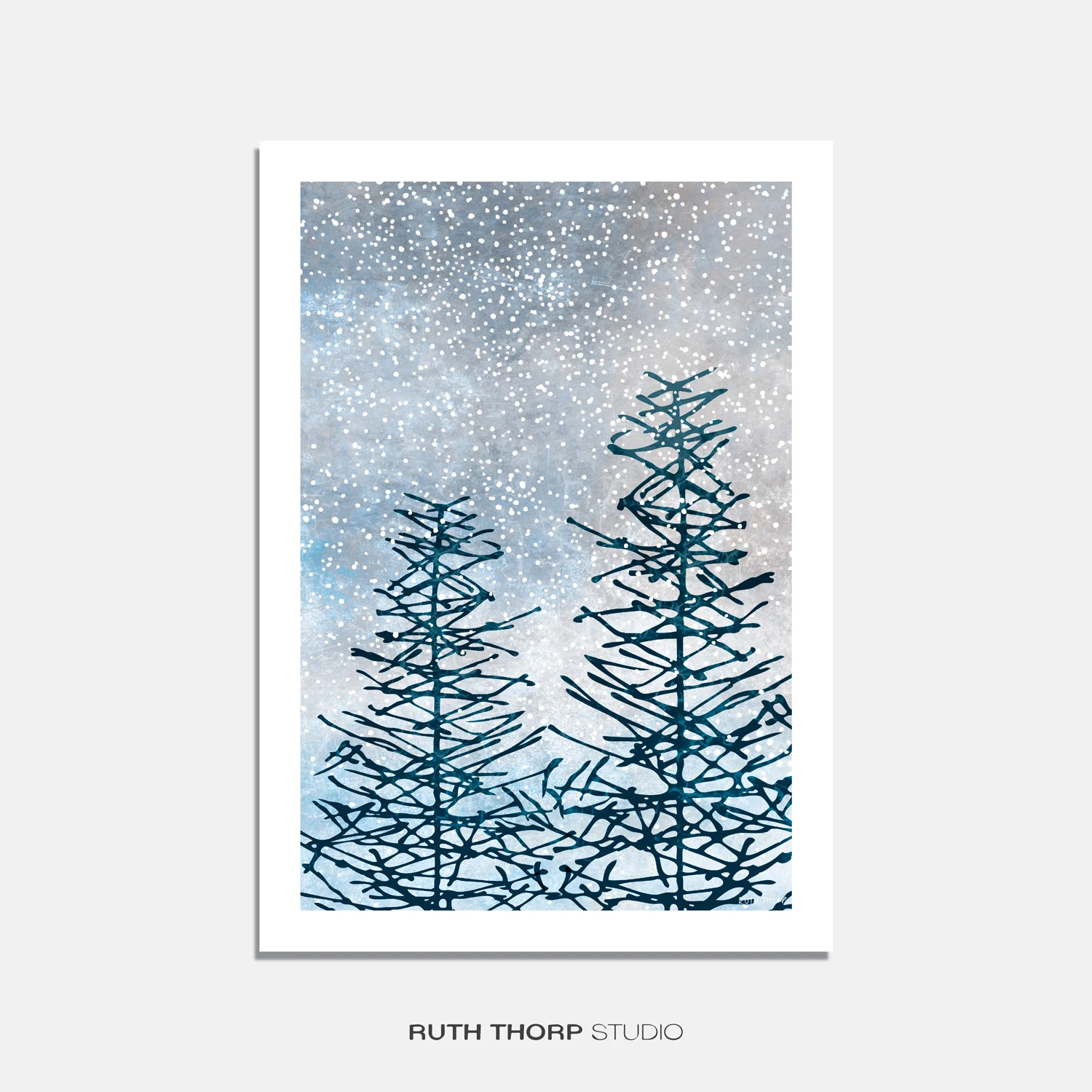 A4 Treetops Art Print 1 A4 Treetops Art Print