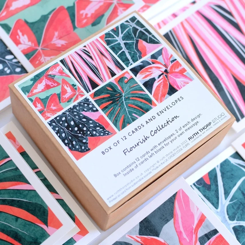 Flourish Collection – Box Of 12 Small Cards 1 Flourish Collection – Box Of 12 Small Cards