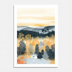 Golden Forest Art Print
