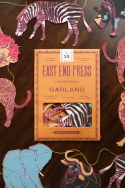 Safari Animals Paper Garland