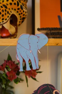 Safari Animals Paper Garland -Household Decoration Shop Safari animals paper garland east end press detail2