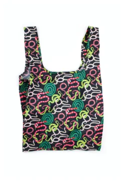 Reusable Medium Shopping Bag – Sizzling Snakes