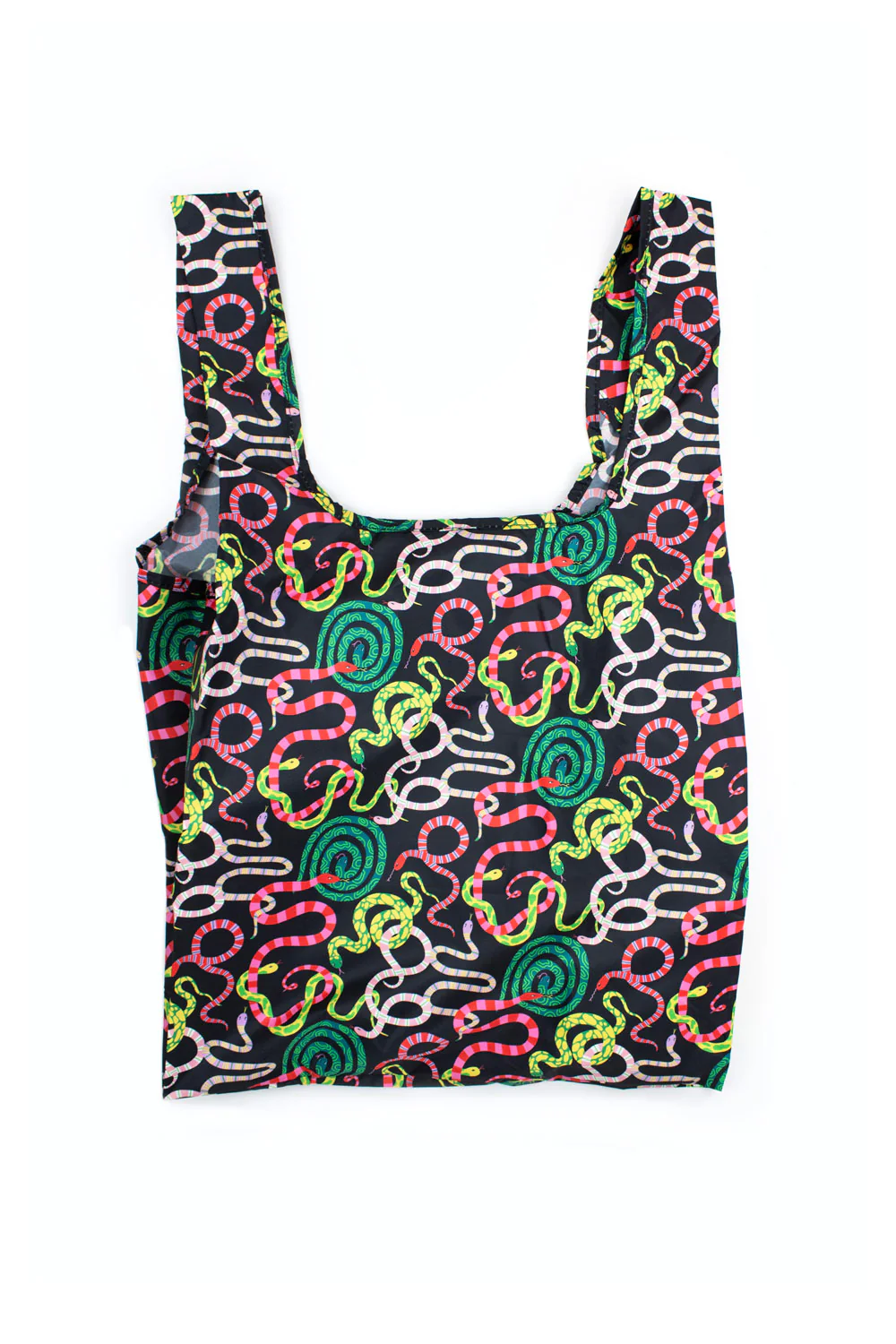 Reusable Medium Shopping Bag – Sizzling Snakes 1 Reusable Medium Shopping Bag – Sizzling Snakes