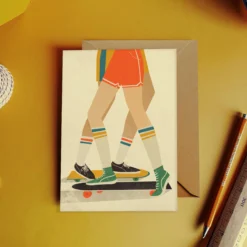 Skateboarding Card