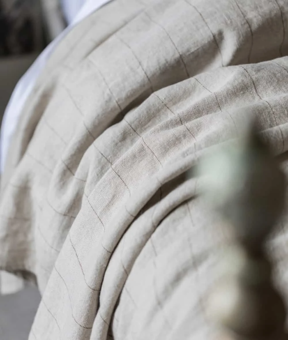 Laurie Throw – Natural Taupe 5 Laurie Throw – Natural Taupe - Image 5