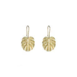Song Of The Trees Tropical Leaf Earrings – Small