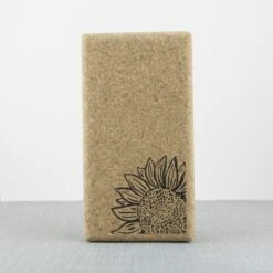 Sunflower Cork Yoga Block
