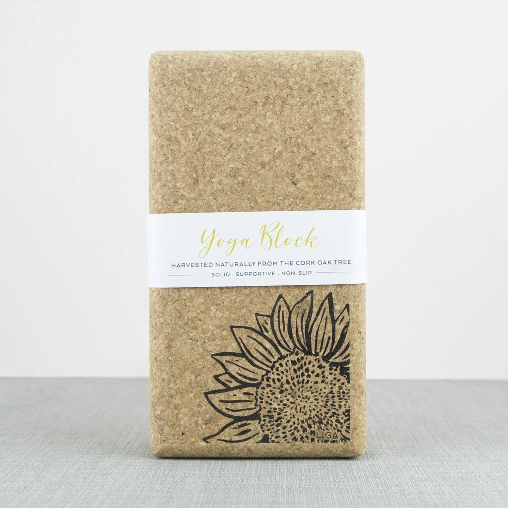 Sunflower Cork Yoga Block 4 Sunflower Cork Yoga Block - Image 4