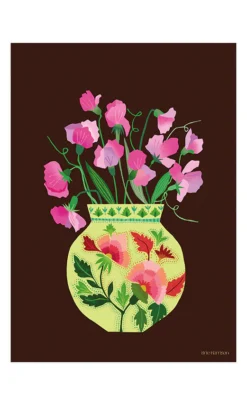 Sweet Peas A4 Art Print