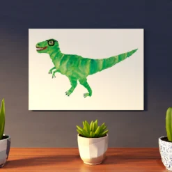 T Rex In Specs A4 Art Print 8 T Rex In Specs A4 Art Print -Household Decoration Shop TRexInSpecs print A3 landscape rosie webb4