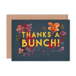Thanks A Bunch Greetings Card