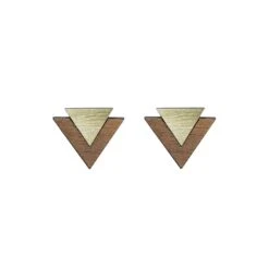 Brass The Maisie Stud Earrings