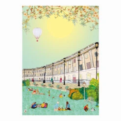 The Royal Crescent Bath Art Print