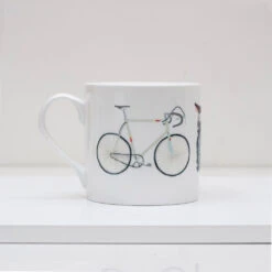 Three Bikes Bone China Mug -Household Decoration Shop Three Bikes mug Rolfe and Wills 5