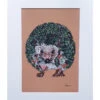 Hedgehog Mounted Print
