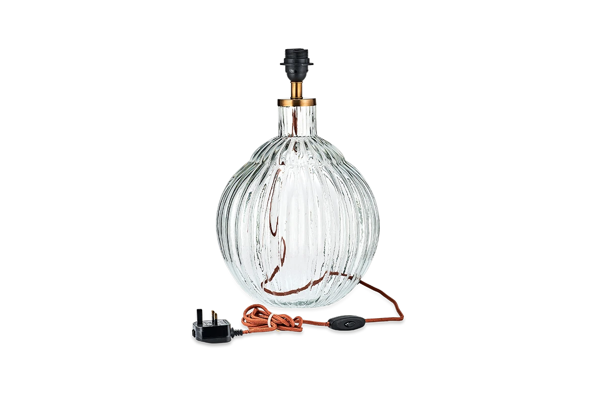 Varanisi Wide Glass Lamp 2 Varanisi Wide Glass Lamp - Image 2