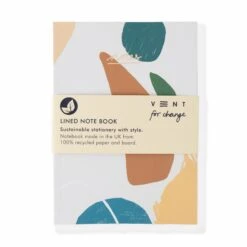 Recycled A5 Lined Paper Notes Book – Earth