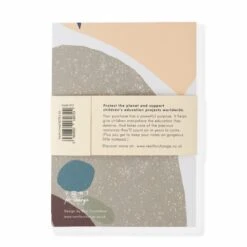 Recycled A5 Lined Paper Notes Book – Earth -Household Decoration Shop Vent for Change Notes White BG EARTH 2