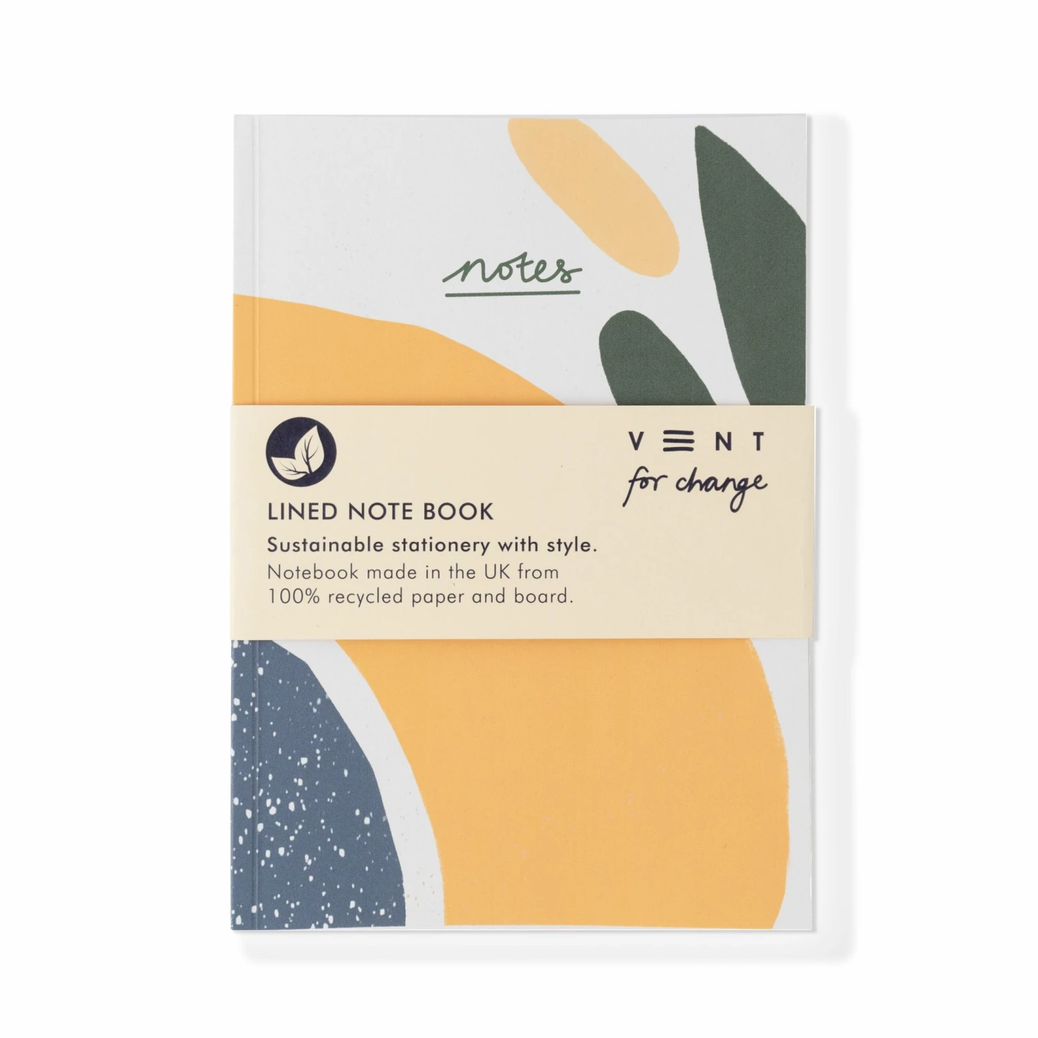 Recycled A5 Lined Paper Notes Book – Olive 1 Recycled A5 Lined Paper Notes Book – Olive