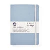 Recycled Leather A5 Lined Notebook – Dusty Blue