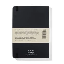 Recycled Leather A5 Lined Notebook – Charcoal Grey 6 Recycled Leather A5 Lined Notebook – Charcoal Grey -Household Decoration Shop Vent For Change Lined Notebook Make A Mark Charcoal Grey Reverse Cutout