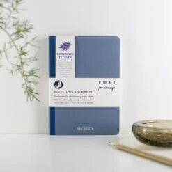 Recycled SUCSEED A5 Notebook – Lavender Flower