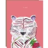White Tiger And Rose Valentine’s Card