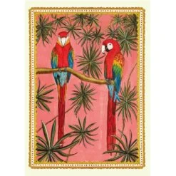 Parrots And Plants Print