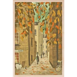 Wooden Postcard – Bath Tea Shoppe