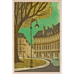 Wooden Postcard – Bath The Circus