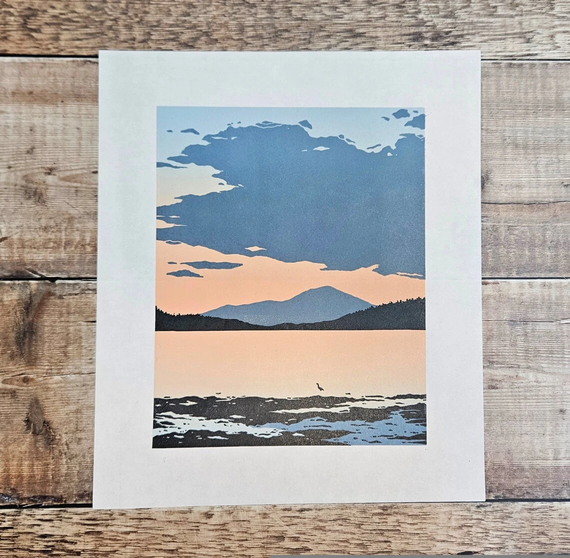 After The Rain Limited Edition Reduction Print 1 After The Rain Limited Edition Reduction Print