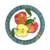 Apples Little Paper Plate Art Print