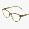 Astoria Glossy Cool Macha Blue Light Reading Glasses