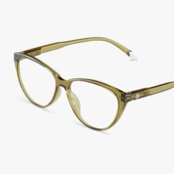 Astoria Glossy Cool Macha Blue Light Reading Glasses