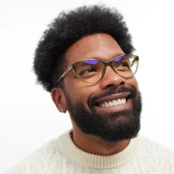 Astoria Glossy Cool Macha Blue Light Reading Glasses -Household Decoration Shop astoria glossy cool matcha barner glasses lifestyle 2