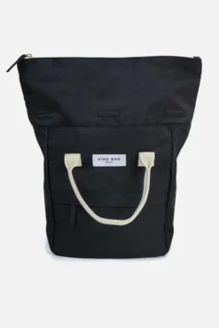 Mini Hackney Sustainable Backpack – Pebble Black -Household Decoration Shop backpack mini Hackney Pebble black Kind Bags cut out 2 image